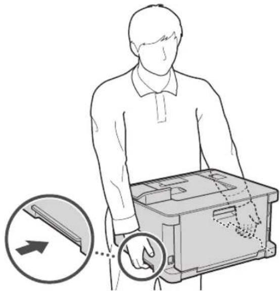CANON i-SENSYS LBP633Cdw - Удаление упаковочного материала - 1