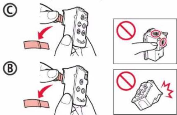 CANON Pixma G1420 - Installing the Print Heads - 4