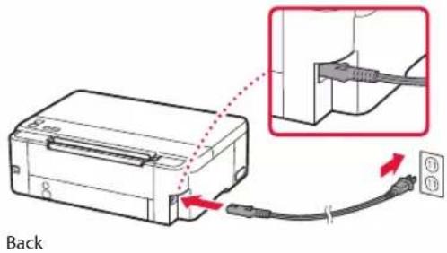 CANON Pixma G1420 - Turning on the Printer - 2