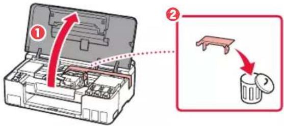 CANON Pixma G1420 - Removing Packing Materials - 2