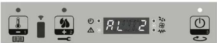 INVICTA Nola 7 - ALARME SONDE DE TEMPERATURE DES FUMEES: - 1