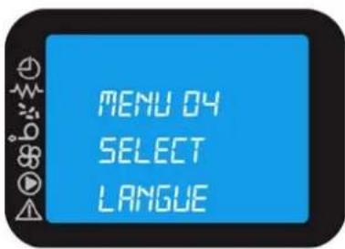INVICTA Lodi 8 - Menu 04 - SELECT LANGUE: - 1