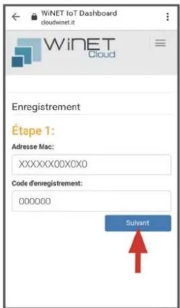 INVICTA Lodi 8 - Enregistrement du dispositif WiFi - 2