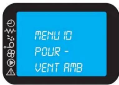 INVICTA Lodi 8 - Menu 10 - PERCENTAGE VENTILATEUR: - 1