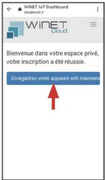 INVICTA Lodi 8 - Enregistrement du dispositif WiFi - 1