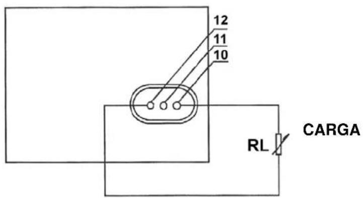 VELLEMAN PS3020 - 2) Conexión de la carga - 1