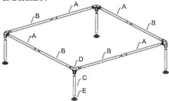 BESTWAY 56217 - Pièces : - 4