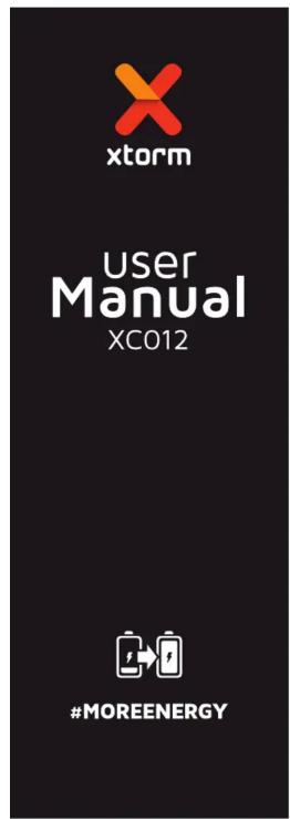 xtorm User Manual XC012 #MOREENERGY