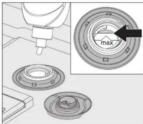 MIELE PFD 400 WB Speed - Remplir l'appareil de dosage sur porte - 2