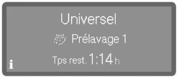 MIELE PFD 400 WB Speed - Affichage de déroulement de pro- gramme - 1