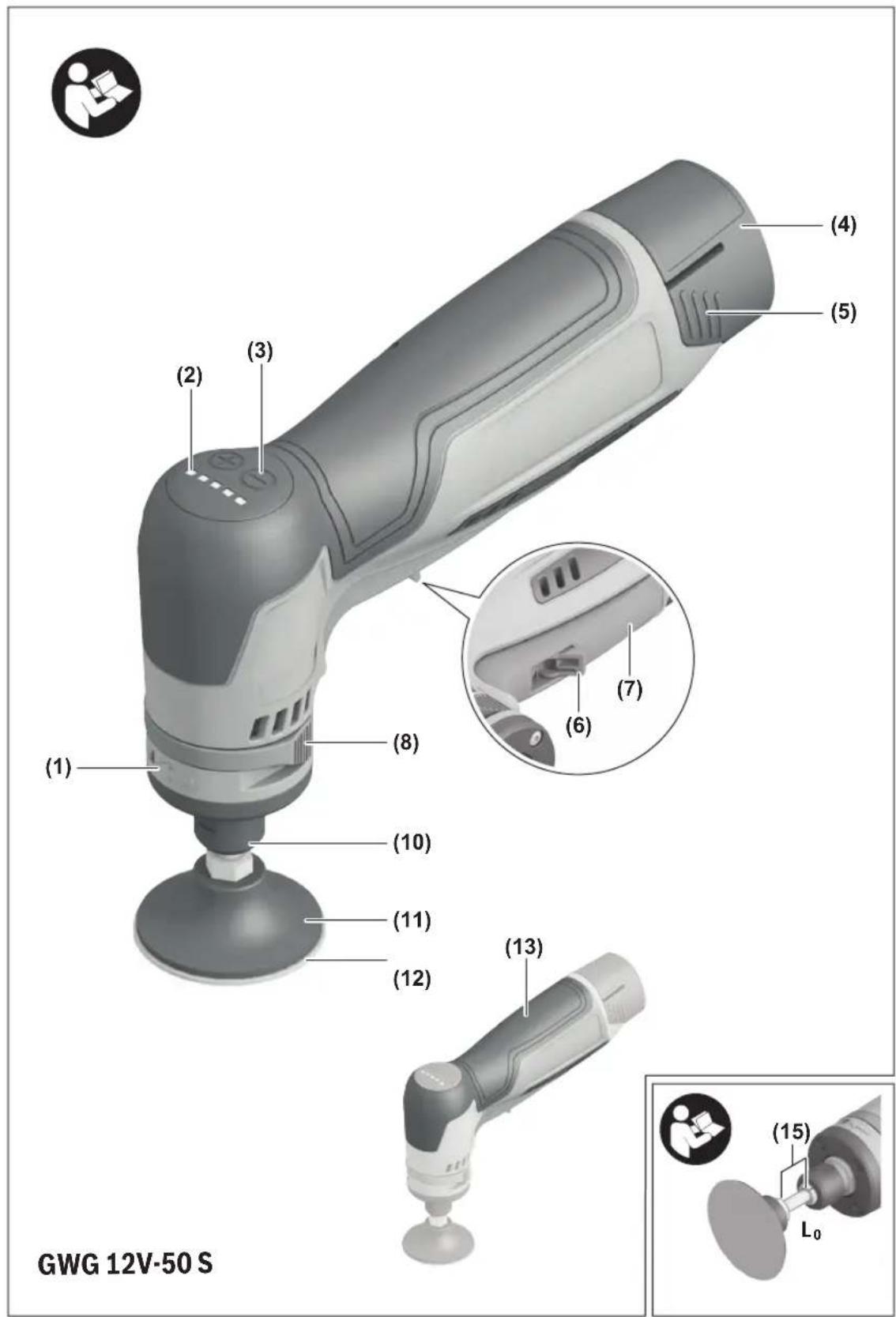 BOSCH GWG 12V-50 S Professional - 1