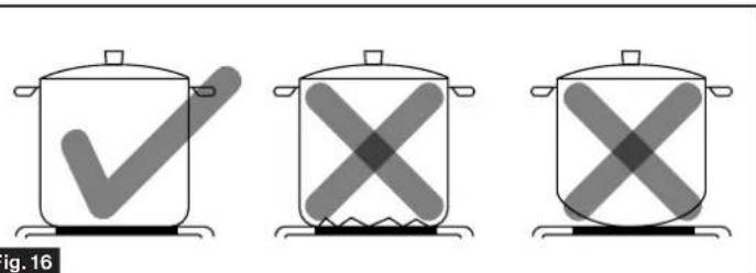 Furrion FT24N62R-SS - Choisir le bon recipient de cuisson - 1