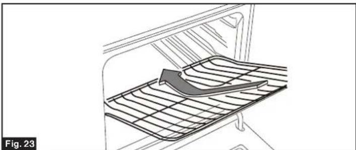 Furrion FT24N62R-SS - Installation et retrait des grilles de four - 1