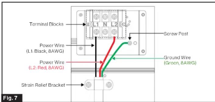 Furrion FT24N62R-SS - 3-Wire Power Cord Installation - 1