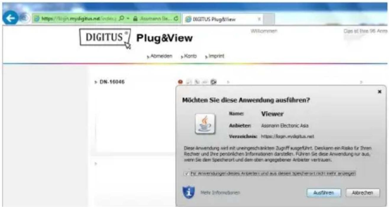 Digitus Plug&View OptiVision Pro - Добавление камеры к персональному компьютеру через браузер - 2