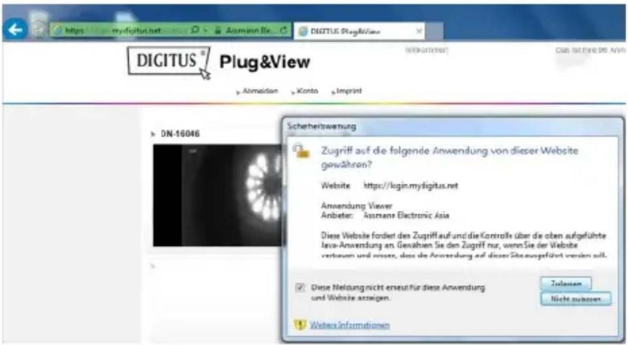 Digitus Plug&View OptiZoom - Kameray internet taraylcisi uzerinden kişisel bilgisayara ekleme - 4
