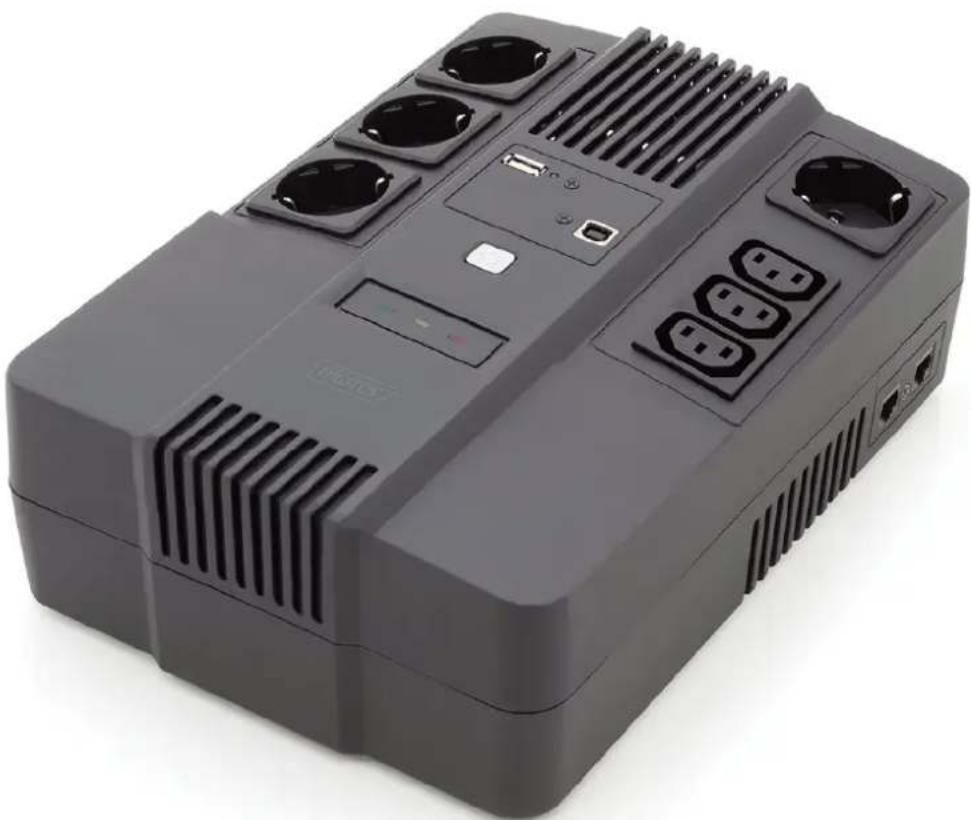 Digitus DN-170110 - Système d'alimentation sans interruption (onduleur) tout-en-un DIGITUS® - 1