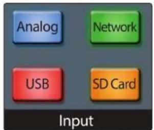 Analog Network USB SD Card Input