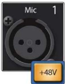 Mic 1 +48V