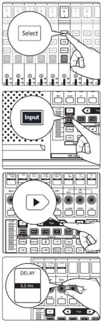 PRESONUS StudioLive 64S Series III - Alignement des instruments de backline avec le micro de chant - 4