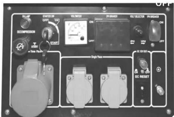 Güde GSE 5500 DSG - Per causa delle eventuali oscillazione della tensione non dovrebbero essere collegati gli apparecchi con elettronica sensibile ed apparecchi HI-FI, telericevitori e computer, perché potrebbero subire il danneggiamento! - 2