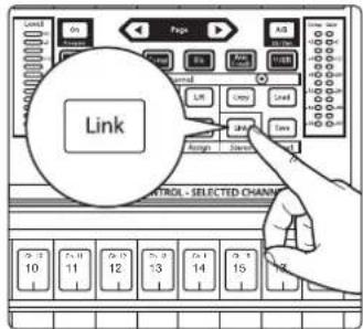 Link 10 11 12 13 14 15 16 CONTROL - SELECTED CHANNEL
