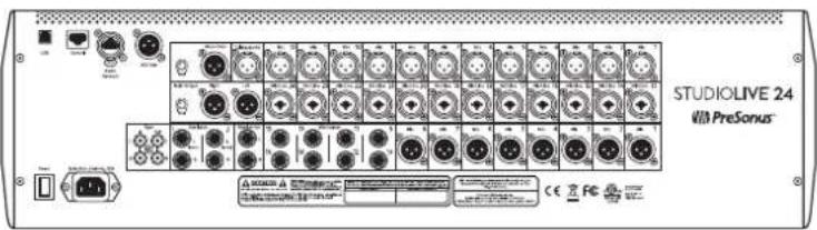 STUDIOLIVE 24 @ PreSonus™ A:0000-A 100%+DC C:0000-DC 100%+DC CE FC