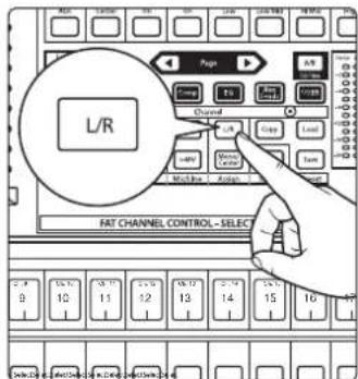 L/R PAT CHANNEL CONTROL - SELECT
