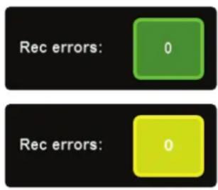 PRESONUS StudioLive 32SX Series III - Rec Errors (erreurs d'enregistrement) : - 1
