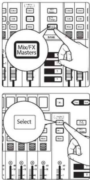 Mix/FX Masters BANK Select