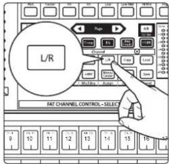 L/R PAT CHANNEL CONTROL - SELECT