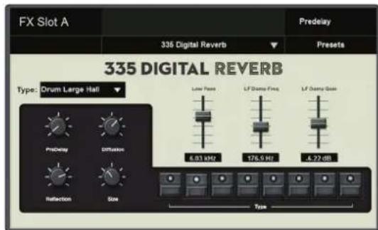 PRESONUS StudioLive 32SX Series III - Types d'effets - 2