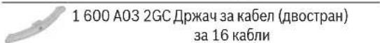 BOSCH GNB 18V-38 Professional - Поставување на елементи за прицврстување (GNB 18V-40) (види слики E-F) - 1