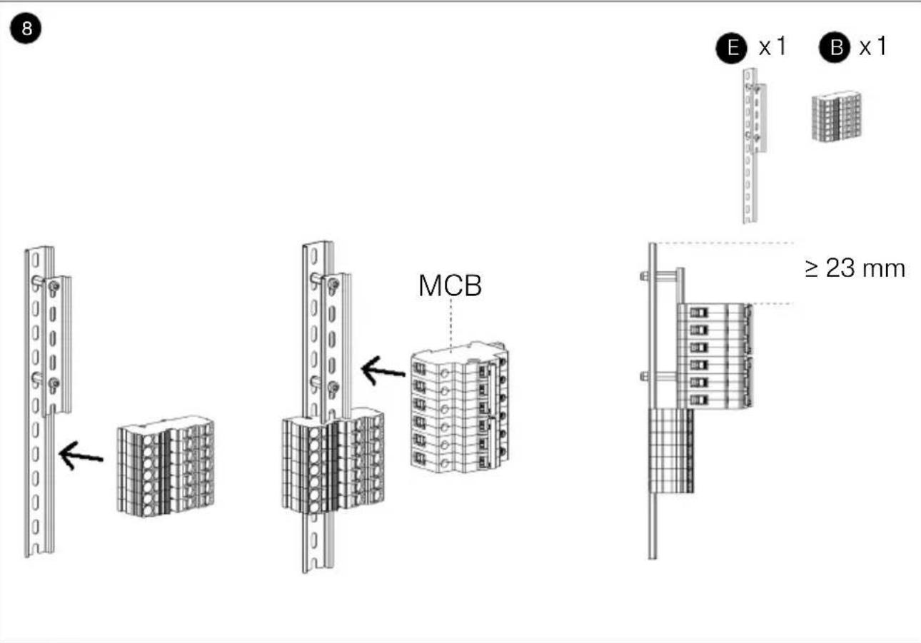 Charge Amps Dawn Pole Mount - Cable connection overview - 2