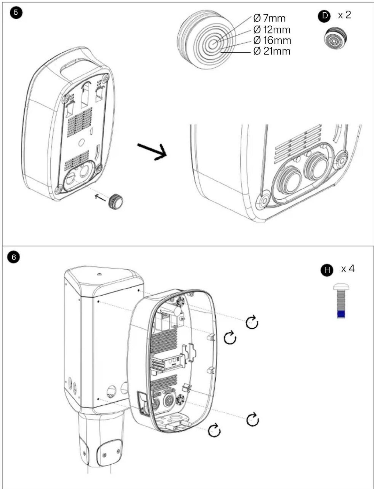 Charge Amps Dawn Pole Mount - Installation - 14