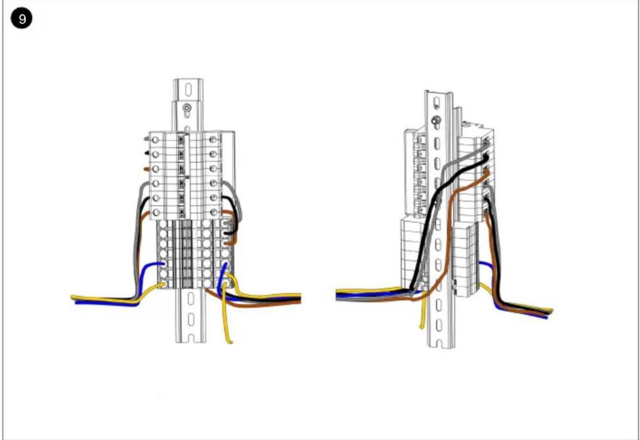 Charge Amps Dawn Pole Mount - Cable connection overview - 3