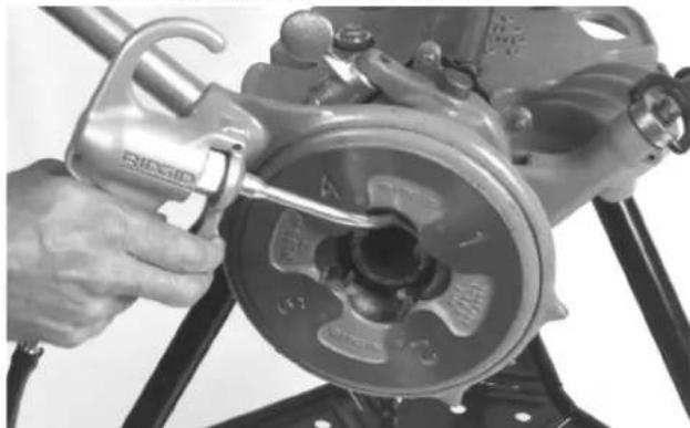 RIDGID 65R-C - Réglage du pas de filetage - 5