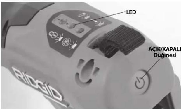 LED ACIK/KAPALI Düğmesi