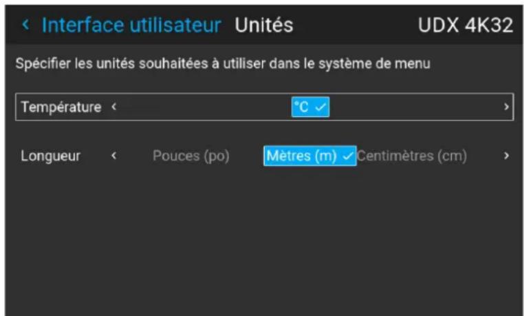 Barco Njord - Comment définir un système métrique différent - 2