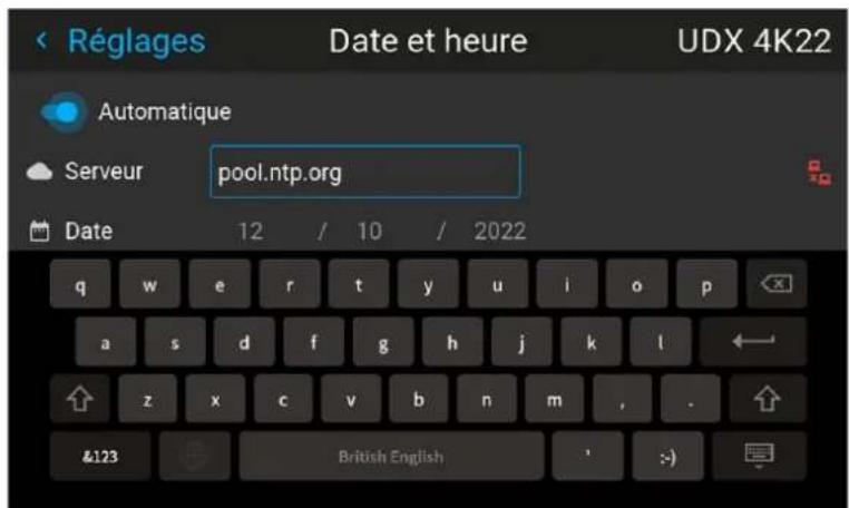 Barco Njord - Pour définir automatiquement la date et l'heure - 3