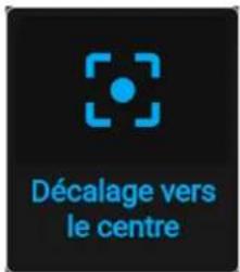 Barco Njord - Configuration de l'objectif, Décalage vers le centre (Shift to center) - 1