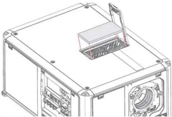 Barco Hodr - Retrait du filtre supérieur - 2