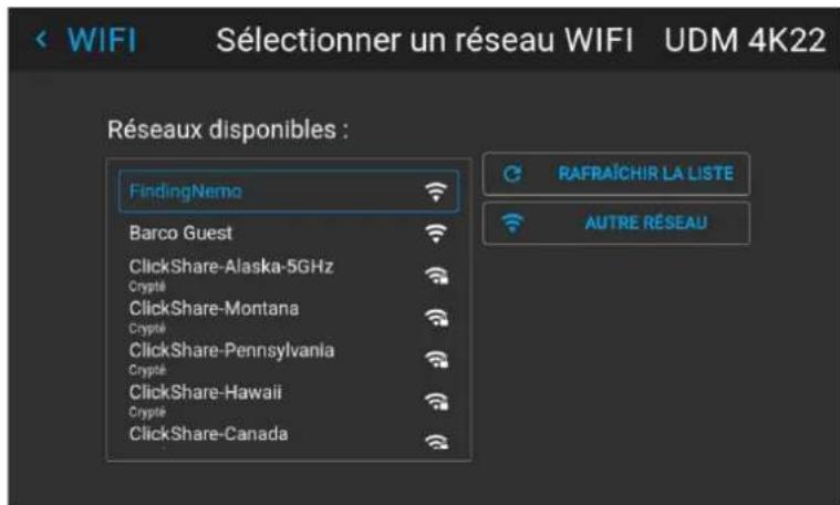 Barco Hodr - Comment se connecter à un réseau sans fil ? - 3