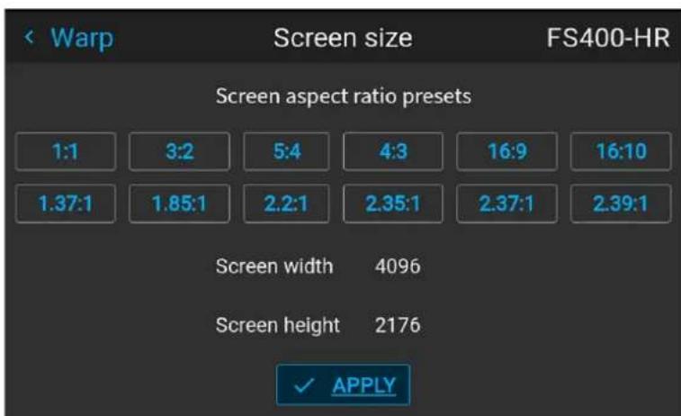 Barco Hodr - Comment régler l'image avec des pixels ? - 2