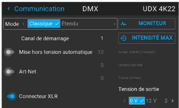 Barco Hodr - Comment configurer le DMX ? - 2