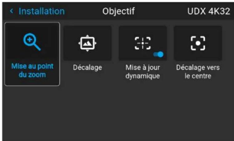 Barco Hodr - Comment activer une focalisation dynamique ? - 1