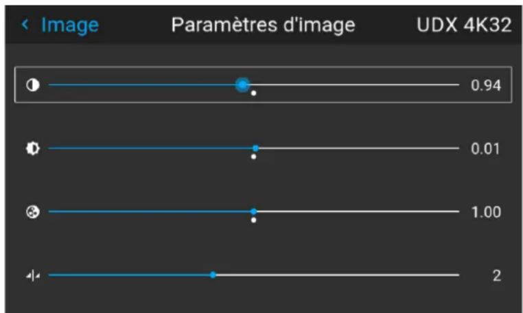 Barco Hodr - Comment configurer le contraste - 2