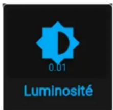 Barco Hodr - Pour configurer le niveau de luminosité - 1