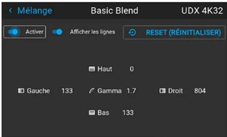 Barco Hodr - Comment configurer une zone de mélange de base ? - 2