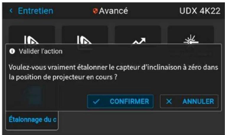 Barco Hodr - Comment étalonner le capteur d'inclinaison ? - 3